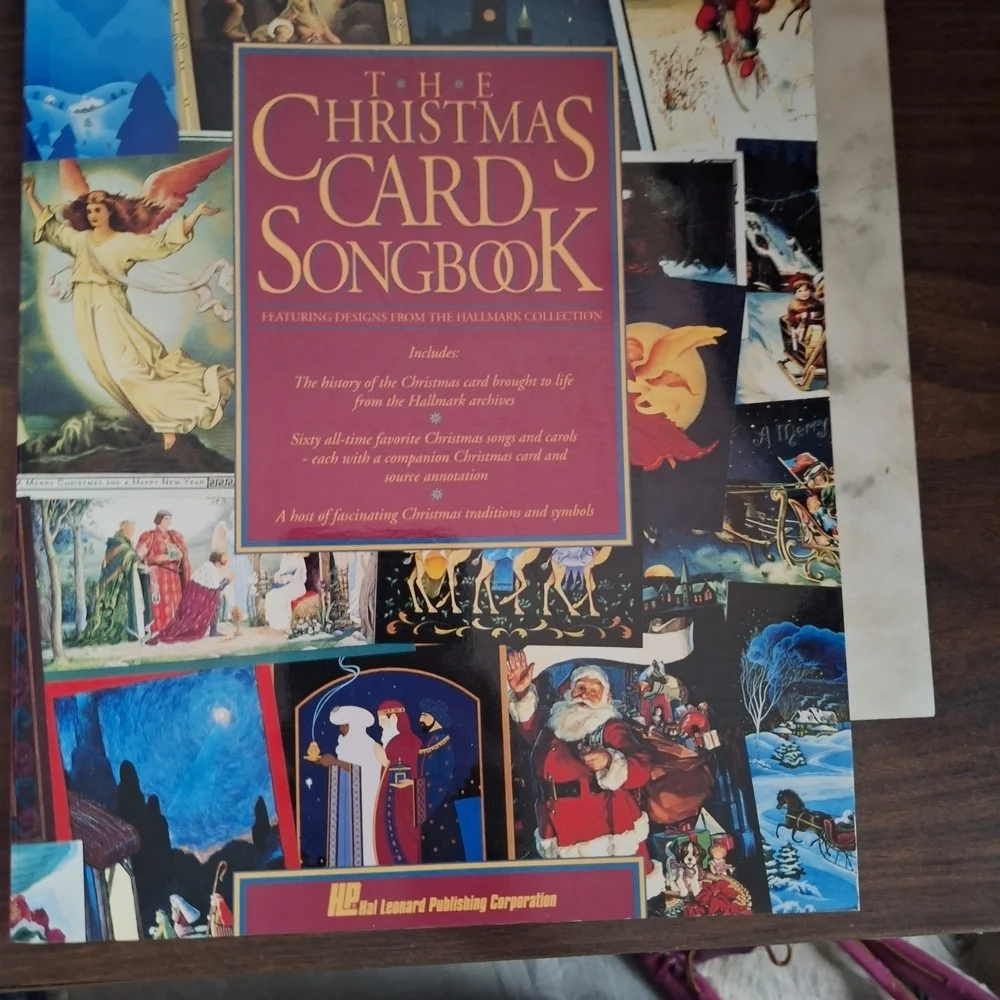 Hallmark Christmas Card Songbook - Multicolor